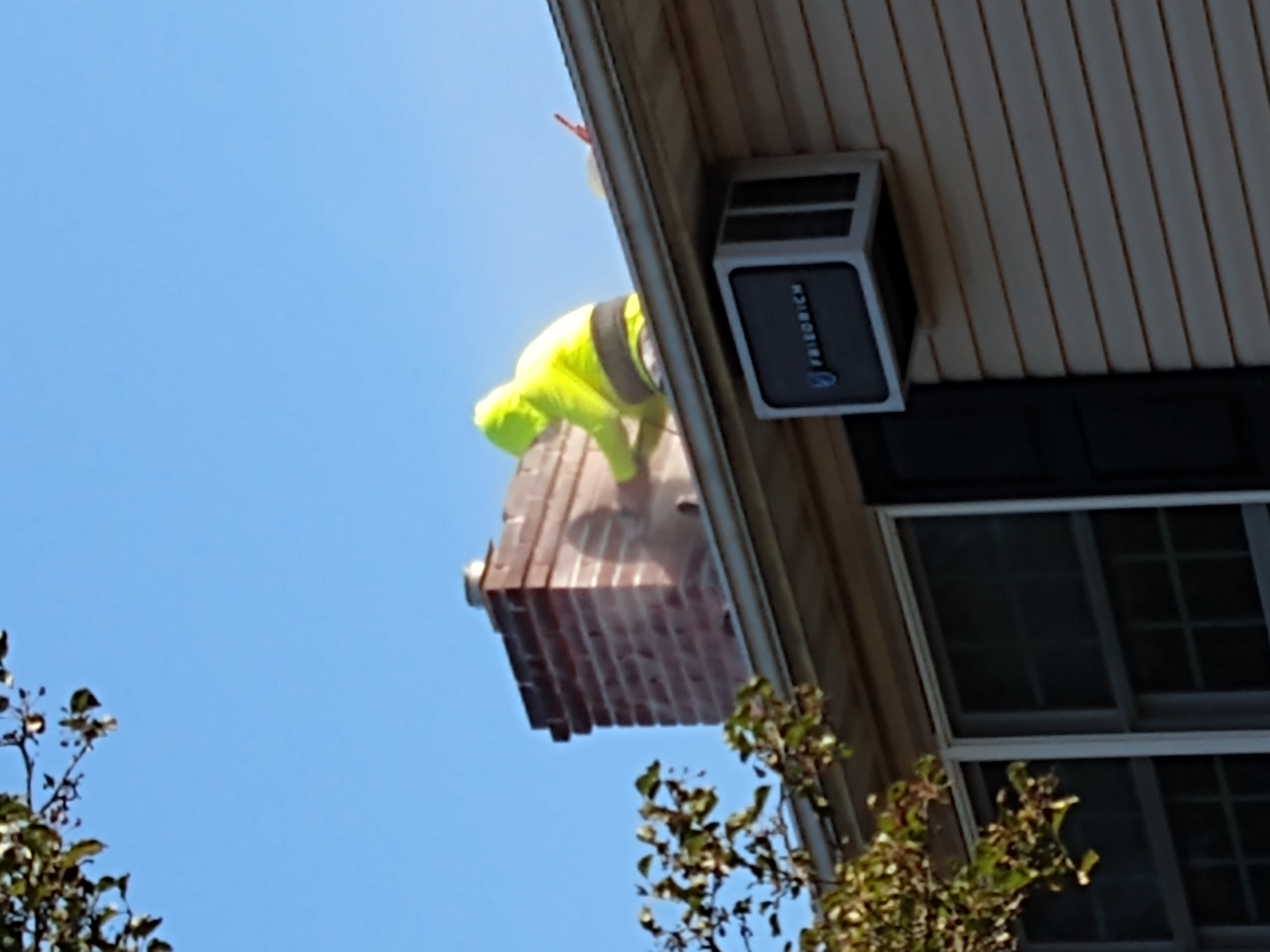 Chimney tuckpointing and mortar repair in Westbury, New York