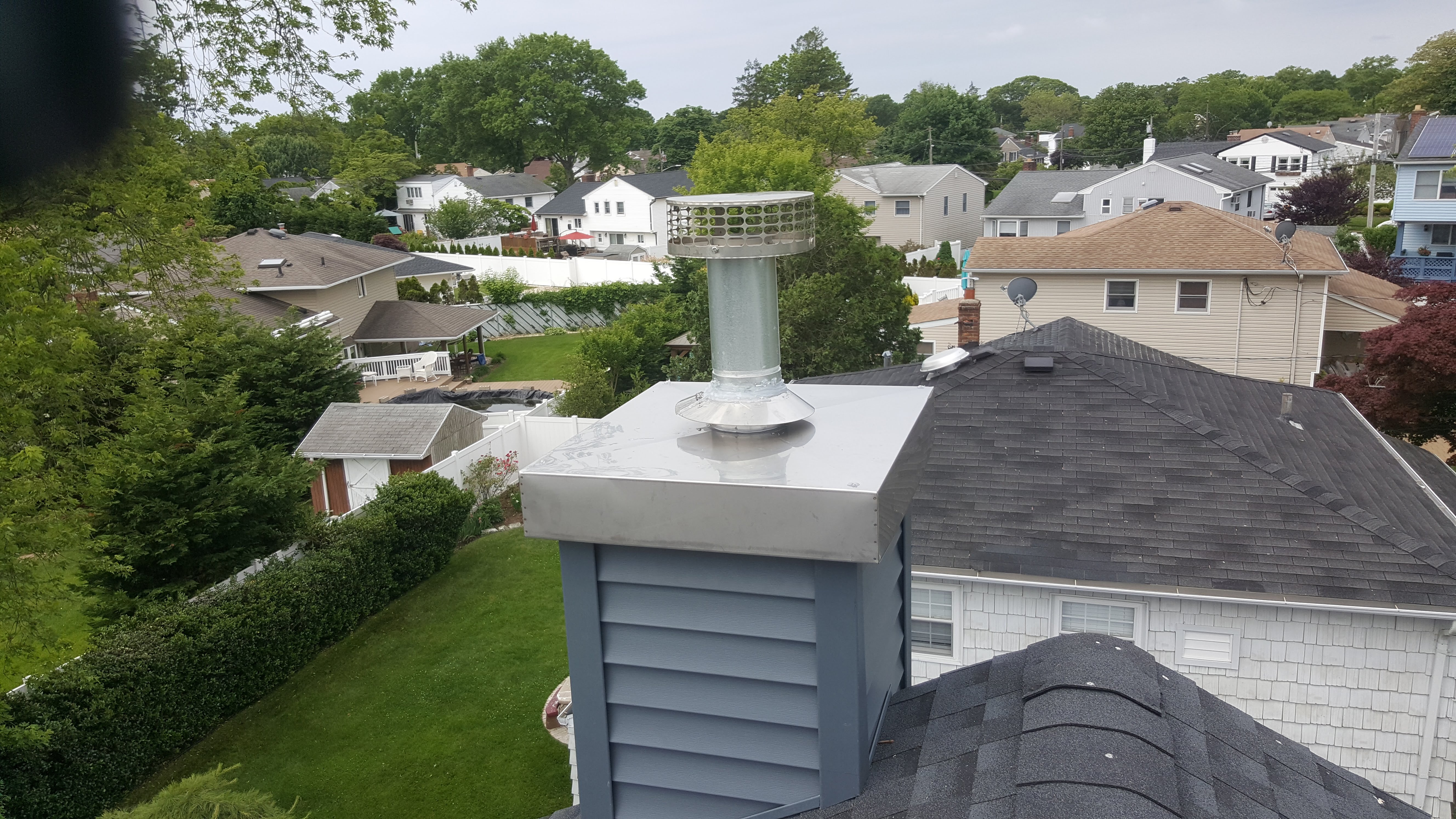 Energy-saving top sealing damper installed in Westbury, New York